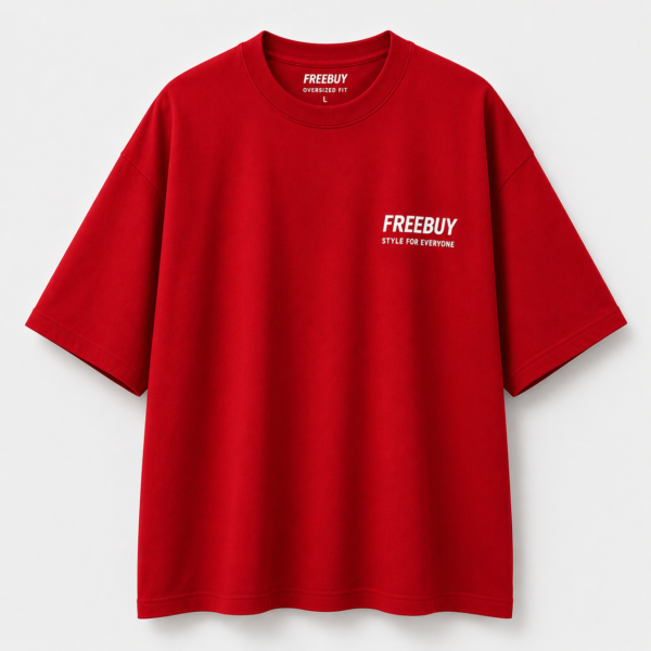 Red Oversized T-shirt